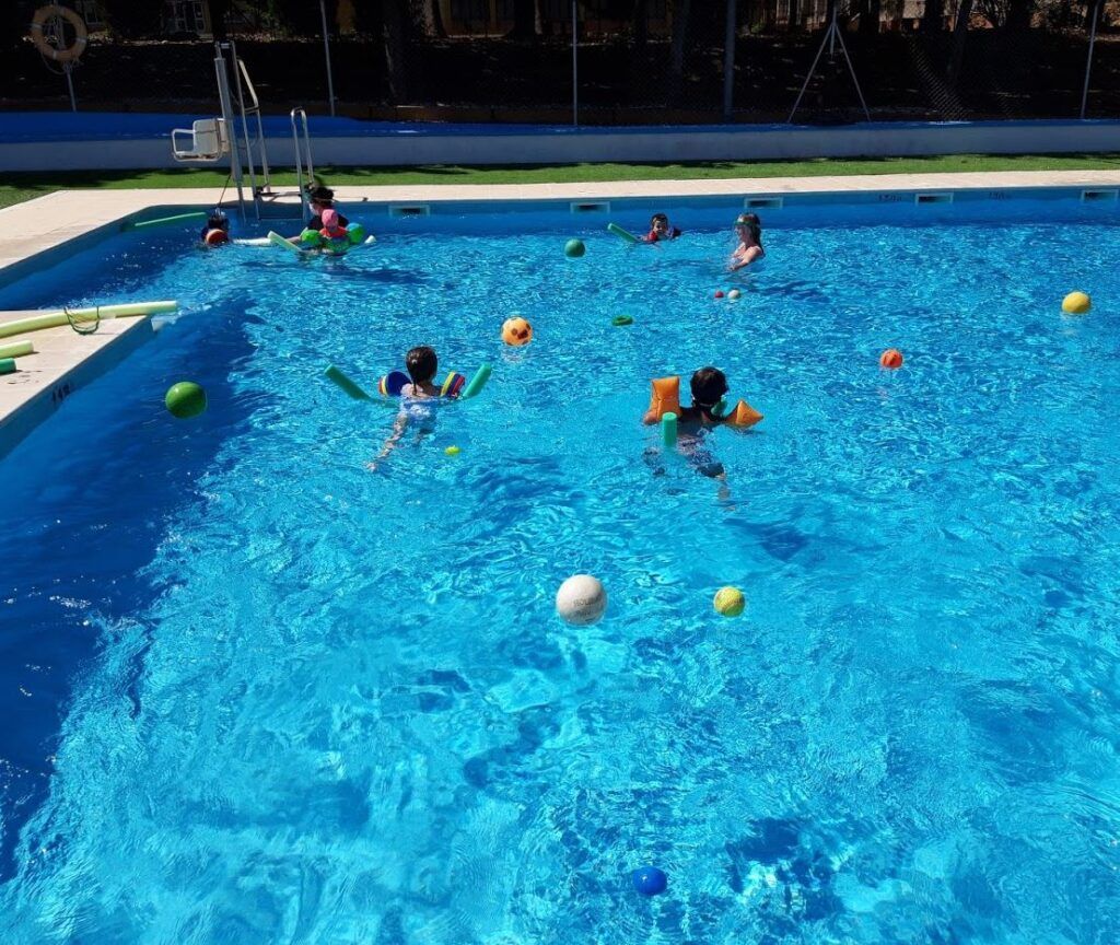 Our students are already enjoying their swimming lessons